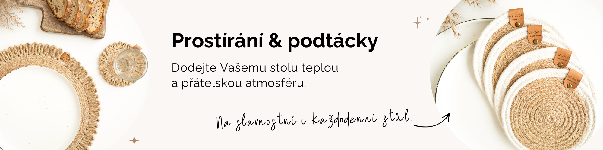 prostírání banner